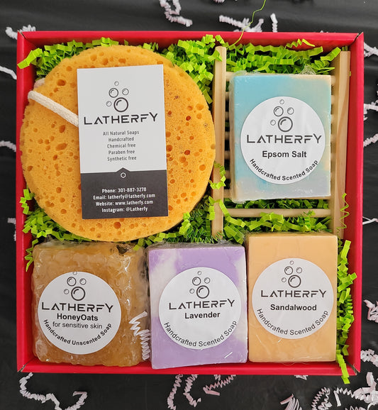4 Soaps Gift Basket